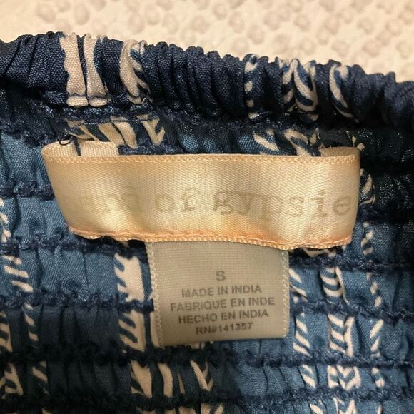 Band of Gypsies Bustier Jumpsuit! Size Small, Navy and White - Picture 8 of 9